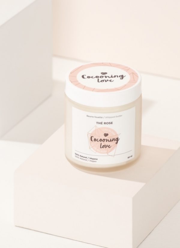 Beurre corporel fouetté Thé Rose