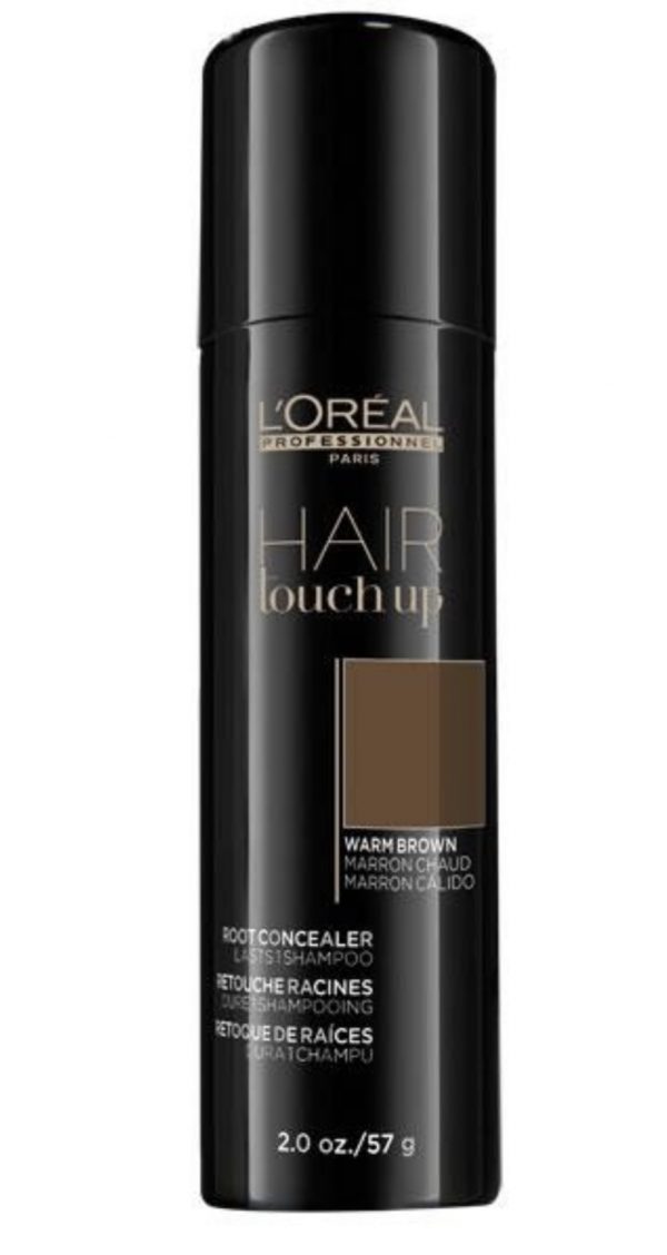 Hair touch up marron chaud