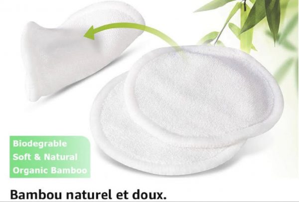 Tampon démaquillant réutilisable blanc (4x)
